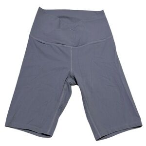 Paragon biker shorts in a dark blue/grey or charcoal color. Size Small